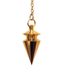 Pêndulo Egípcio de Metal Dourado