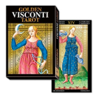 Golden Visconti Tarot - Arcanos Maiores da Lo Scarabeo - Capa e Carta 