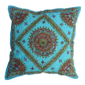 Capa Almofada Espelhinhos - Azul