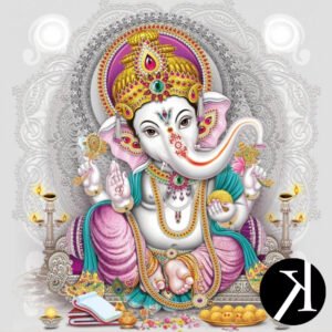 Kit Toalha + Bolsa - Ganesha II