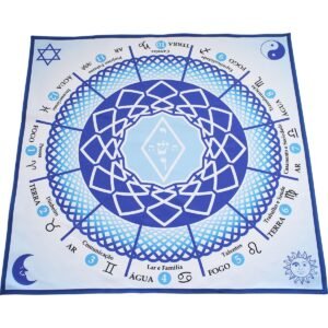 Toalha - Mandala Astrológica Yeshua Azul II