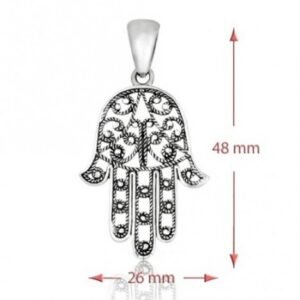 Pingente Mão de Fátima Vazada - Imagem 3