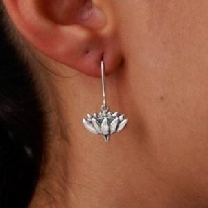 Brinco Flor de Lótus - Gancho - Imagem 3