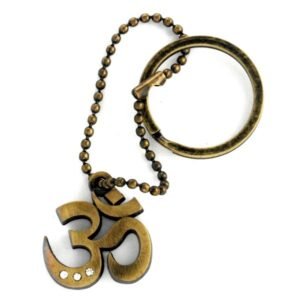 Chaveiro OM - Ouro Velho Strass