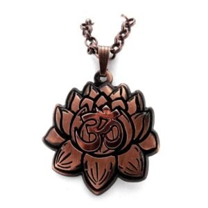 Colar Lotus OM - Cobre Velho