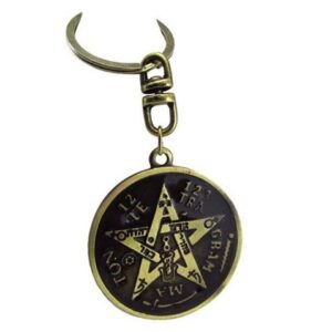 Chaveiro Tetragrammaton - Ouro Velho