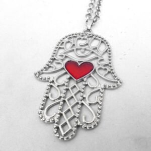 Colar Hamsá - Níquel - Imagem 2