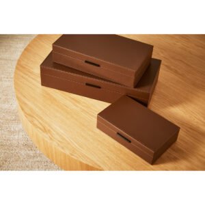 Caixa Revestida Marrom - Imagem 3