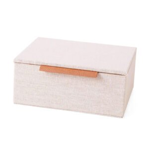 Caixa Linho Shoji White Pequena