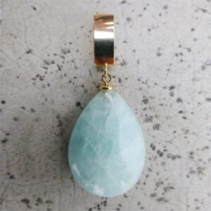 Pingente de Pedra - Água Marinha