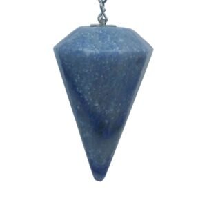 Pêndulo Facetado - Quartzo azul - Imagem 1