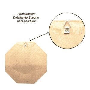 Quadro Feng Shui Baguá - Yin Yang - 13 cm - Imagem 2