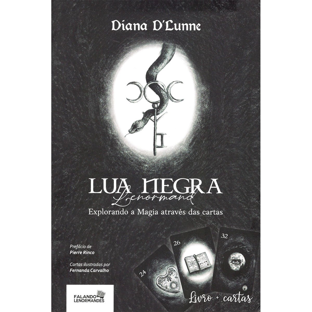 Lua Negra Lenormand (Livro + Cartas)