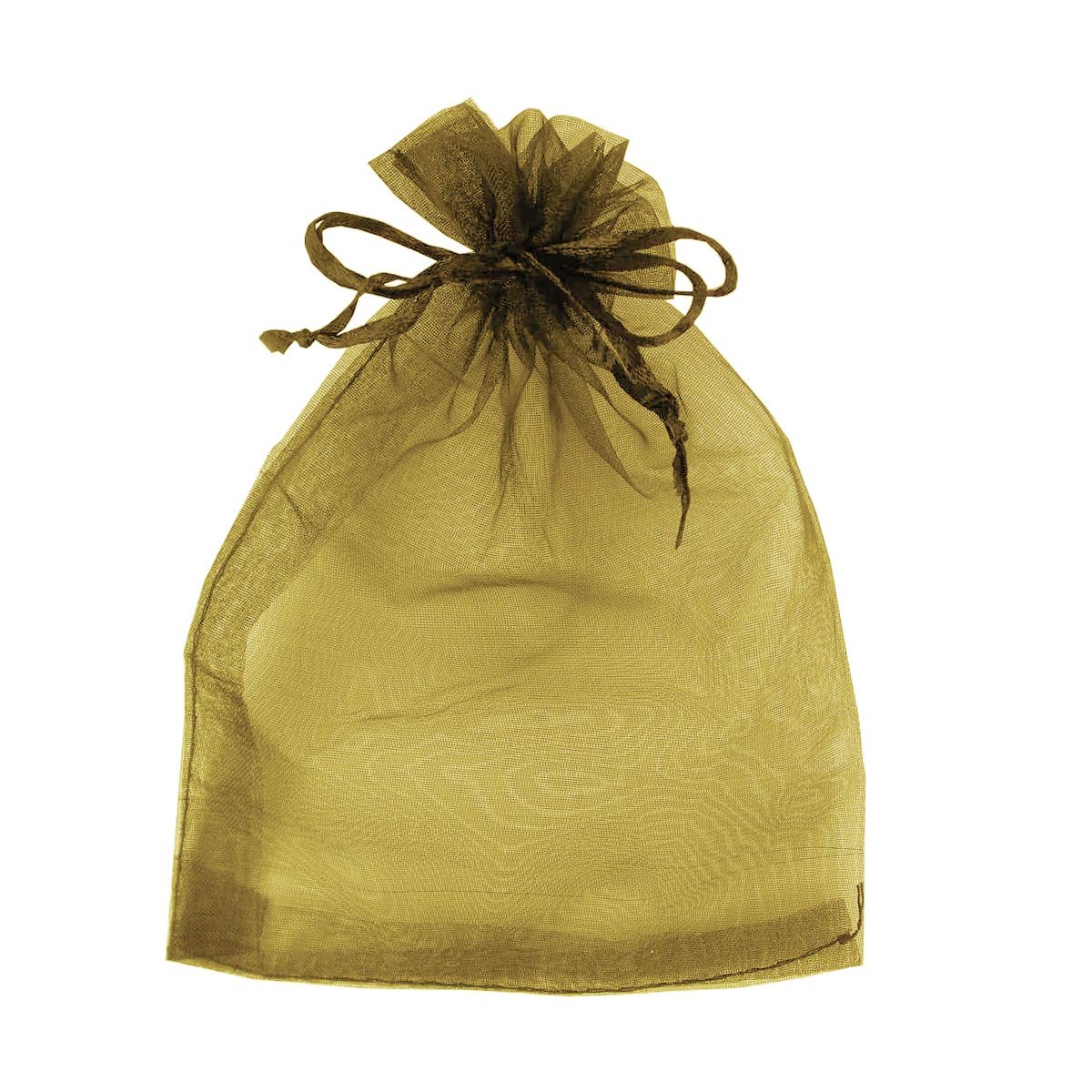 Sacos de Organza Dourado – 12 x 16 – Kit com 10 unidades
