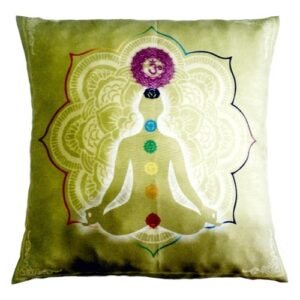 Capa para Almofada 35 x 35 - 7 Chakras Dourada