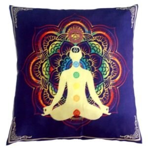 Capa para Almofada 35 x 35 - 7 Chakras Roxa