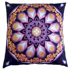Capa para Almofada 35 x 35 - Mandala Roxa
