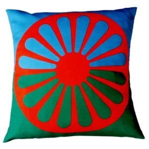 Capa para Almofada 35 x 35 - Bandeira Cigana