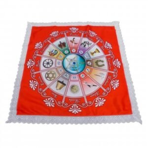 Toalha - Mandala Astrológica Cigana Vermelha