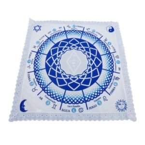 Toalha - Mandala Astrológica Yeshua Azul II - Imagem 2