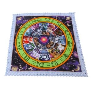 Toalha - Mandala Astrológica Pentagrama Zodíaco - Imagem 2