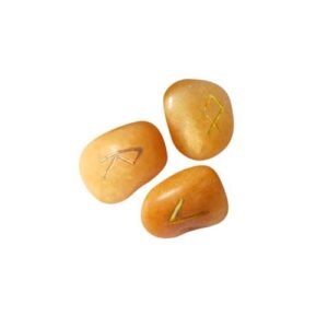 Runa - Quartzo Dourado - Gravada