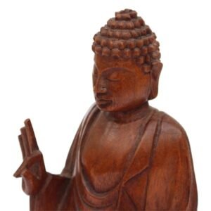 Buda Sentado com Mudra do Destemor - Imagem 3