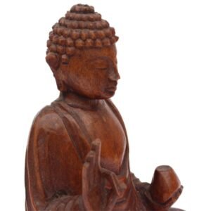 Buda Sentado com Mudra do Destemor - Imagem 2