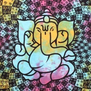 Colcha Indiana Solteiro Om Ganesha - Imagem 2